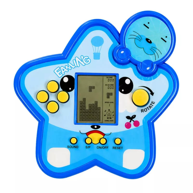 LEAN TOYS Tetris Star Electronic Game - Blue