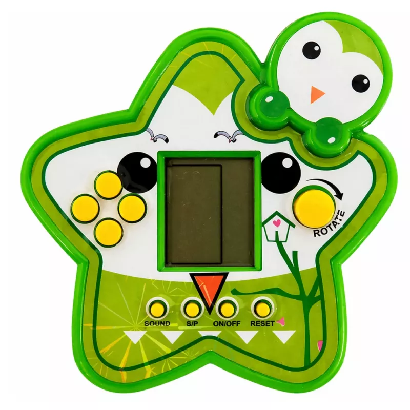 LEAN TOYS Tetris Star Electronic Game - Green