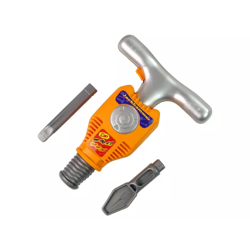 LEAN TOYS Tööriistakomplekt Väikesele Ehitajale – Jackhammer