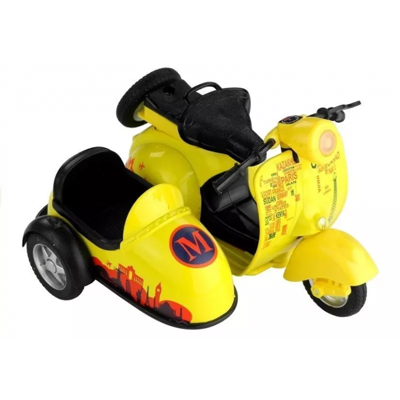 LEAN TOYS Mängumootorratas 3 värvi Sõidab Tuled Heli Mäng 1:14