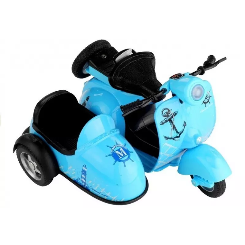 LEAN TOYS Mängumootorratas 3 värvi Sõidab Tuled Heli Mäng 1:14