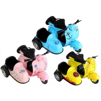 LEAN TOYS Mängumootorratas 3 värvi Sõidab Tuled Heli Mäng 1:14