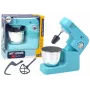 LEAN TOYS Mänguplanetaarne köögirobot 3 vahetatava otsikuga, türkiissinine