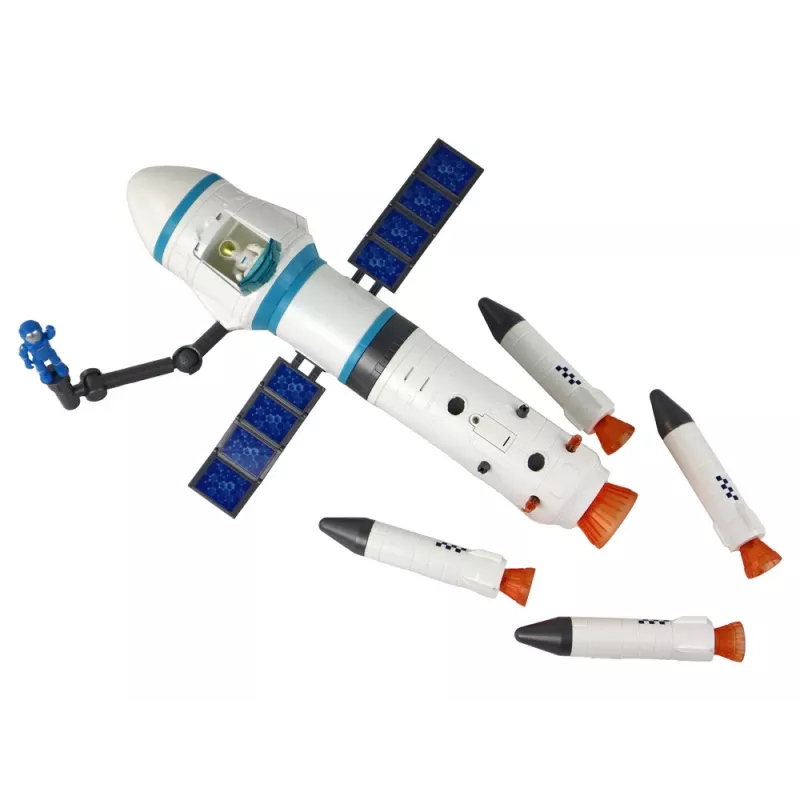 LEAN TOYS Mängu kosmosemissiooni raketi astronautide stardiseade 15 elementi