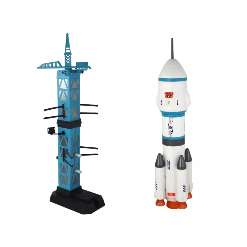 LEAN TOYS Mängu kosmosemissiooni raketi astronautide stardiseade 15 elementi