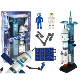 LEAN TOYS Mängu kosmosemissiooni raketi astronautide stardiseade 15 elementi