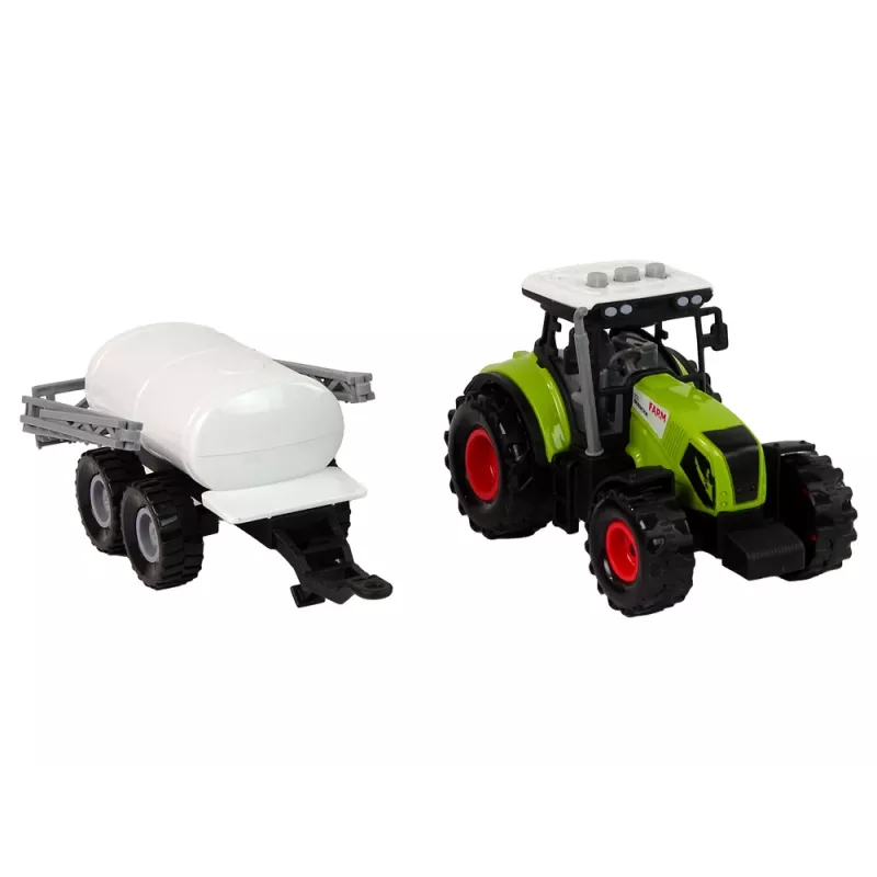 LEAN TOYS Traktor lastele haagisega Farm Car