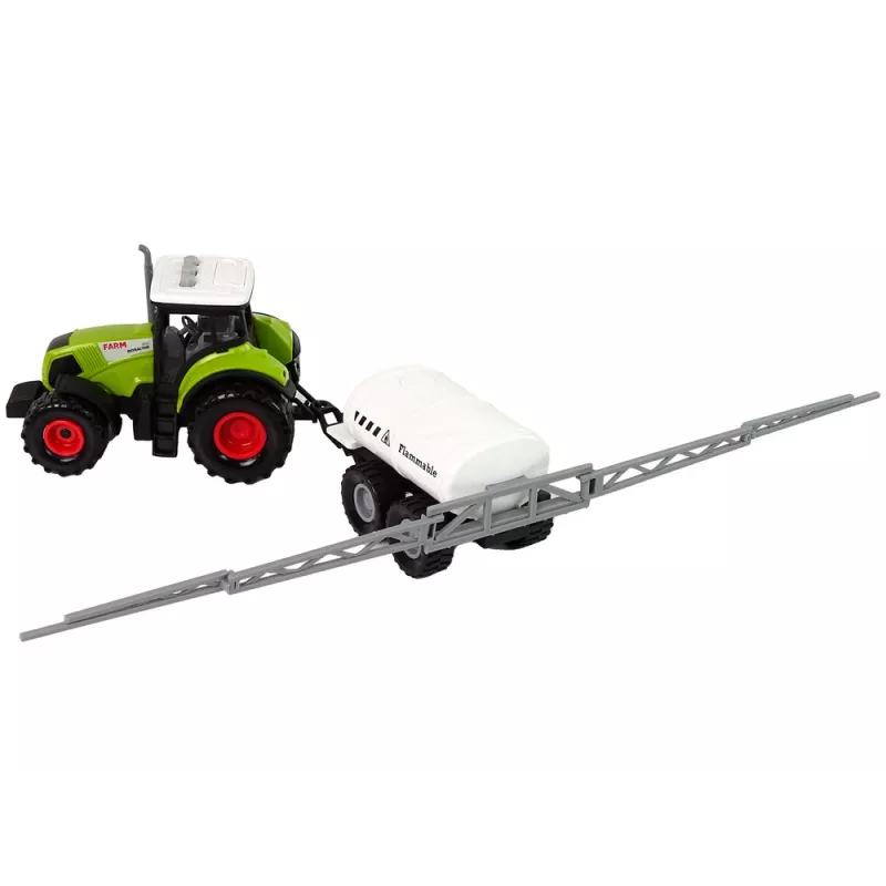 LEAN TOYS Traktor lastele haagisega Farm Car