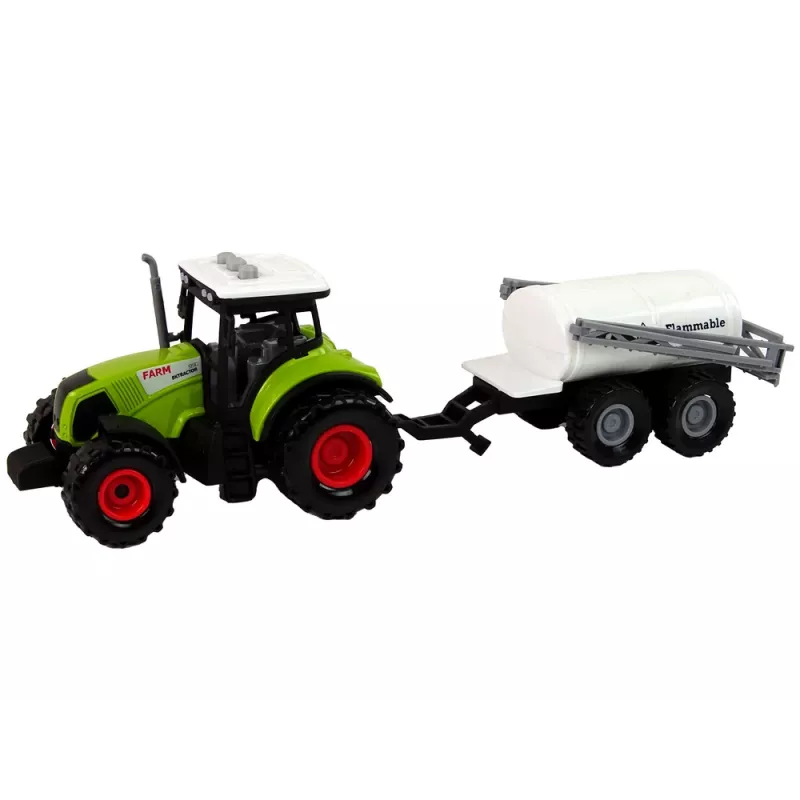 LEAN TOYS Traktor lastele haagisega Farm Car