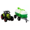 LEAN TOYS Traktor lastele haagise ja paakautoga Farm