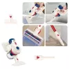 LEAN TOYS Upright Vacuum Cleaner Kids Cleaning Kit Lights Sounds Station White