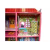 LEAN TOYS Villa suur nukumaja 6 tuba mööbli tarvikud 128 tk