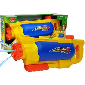 LEAN TOYS Water Gun 1450 ml Yellow-Blue