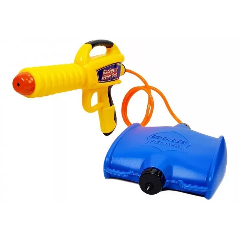 LEAN TOYS Veepüstol 1080 ml paagiga Kollane-Sinine