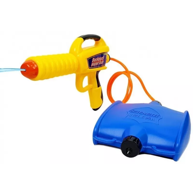 LEAN TOYS Veepüstol 1080 ml paagiga Kollane-Sinine