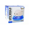 LEAN TOYS Whale Squirting Water With Stand White Bath Toy