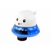 LEAN TOYS Whale Squirting Water With Stand White Bath Toy