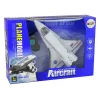 LEAN TOYS Valge Kaugjuhitav F-16 Hävituslennuk (2.4 GHz, RTF)