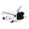 LEAN TOYS Valge Kaugjuhitav F-16 Hävituslennuk (2.4 GHz, RTF)