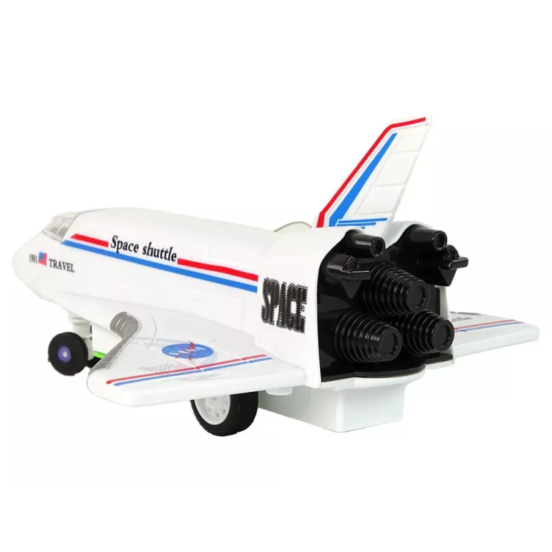 LEAN TOYS Valge Kaugjuhitav F-16 Hävituslennuk (2.4 GHz, RTF)
