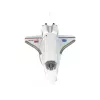LEAN TOYS Valge Kaugjuhitav F-16 Hävituslennuk (2.4 GHz, RTF)