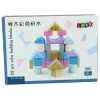 LEAN TOYS Puidust klotsid pastelsetes toonides 28 tükki loss