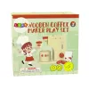 LEAN TOYS Puidust kohvimasina tarvikud köök lastele