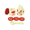 LEAN TOYS Puidust kohvimasina tarvikud köök lastele