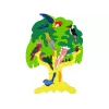 LEAN TOYS Wooden Tree Birds Parrots DIY Wooden Puzzle Blocks