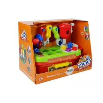 LEAN TOYS beebide töökoda sorteerija tööriistakomplekt heli ja valgusega