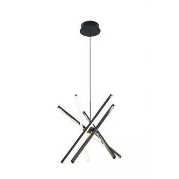Sibiu rippvalgusti LED, 48W, 4000K, must
