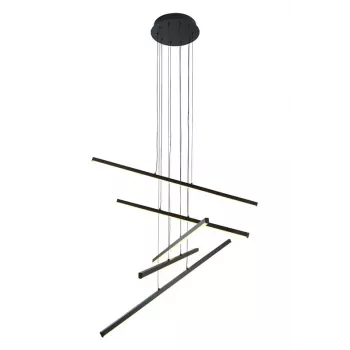 Sibiu 2023522P-BK LED rippvalgusti, 60W, 4000K, must