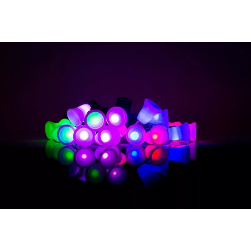 LED-nöörvalgusti kellukestega, 20 sooja valget LED-i, 2,5 m, patareitoide, kuldne