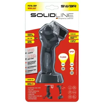 Ledlenser SW3R COB LED taskilamp magnetilise alusega, 320 lm, USB-C laetav, IP54, 180° pööratava peaga, taskuklambriga, must