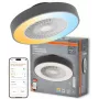 LEDVANCE SMART WIFI Ceiling Fan CYL REM 76W D550T - Smart Laeventilaator Integreeritud LED-valgustiga, Reguleeritava Valge Valgusega, Pult- ja Rakendusjuhtimisega