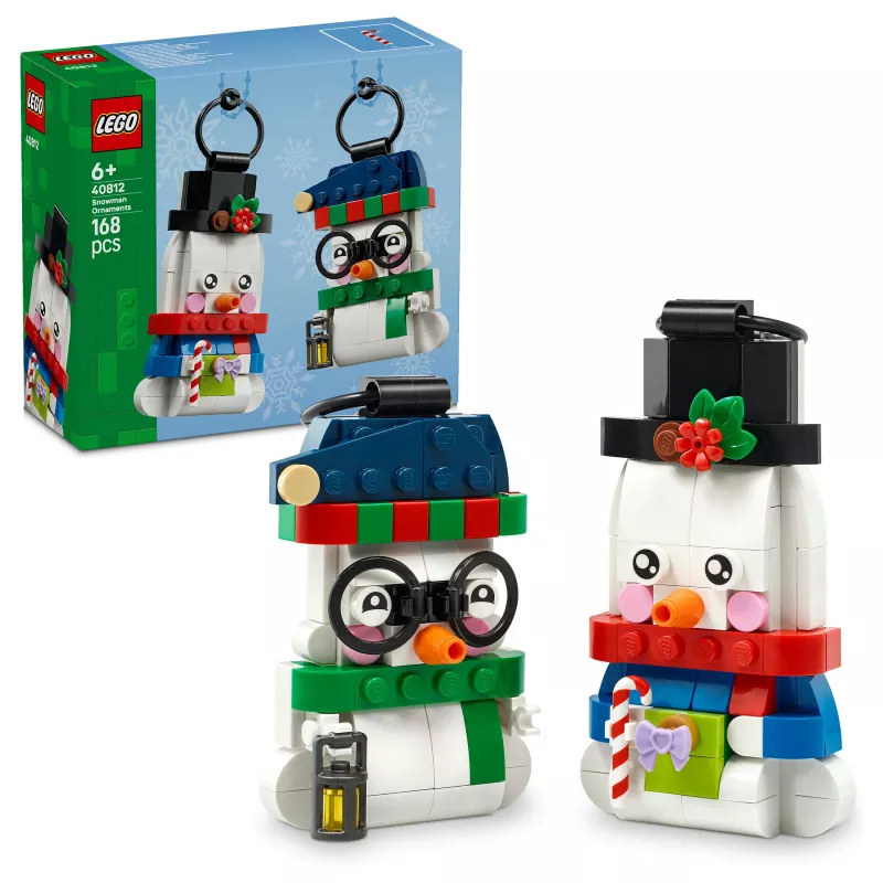 LEGO 40812 Hooajalised lumememmed jõulukaunistuse ehituskomplekt (153 tükki)