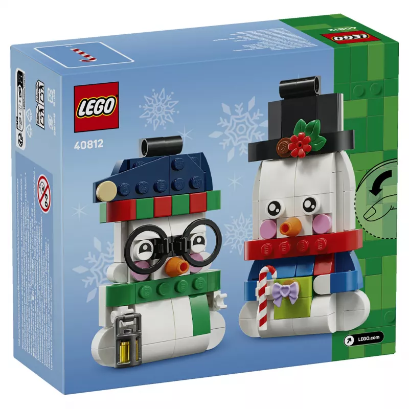 LEGO 40812 Hooajalised lumememmed jõulukaunistuse ehituskomplekt (153 tükki)