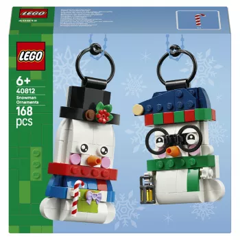 LEGO 40812 Hooajalised lumememmed jõulukaunistuse ehituskomplekt (153 tükki)