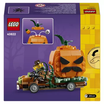 LEGO 40822 Jack-O'-Lantern Pickup Truck ehituskomplekt - 200 tükki, hernehirmutise minifiguur, Halloween'i väljapanekumudel