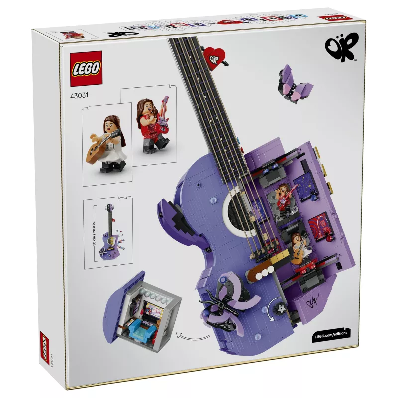 LEGO 43031 Bricks Editions Music Olivia Rodrigo kahekordne kitarr