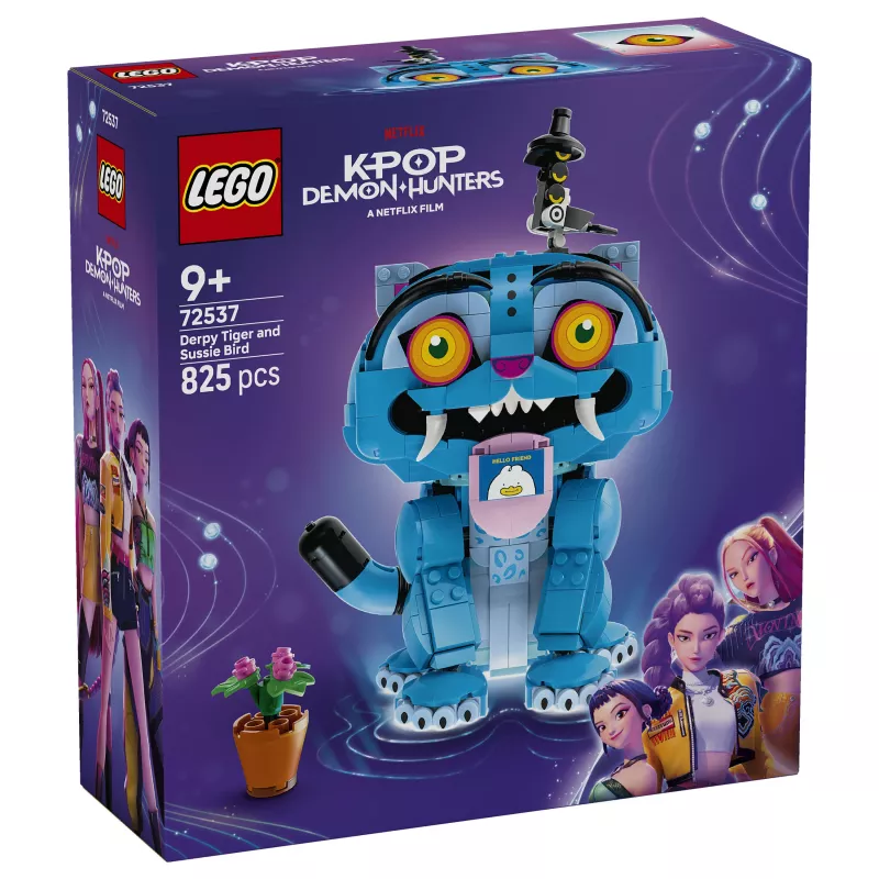 LEGO 72537 KPop Demon Hunters Derpy Tiger and Sussie Bird ehituskomplekt