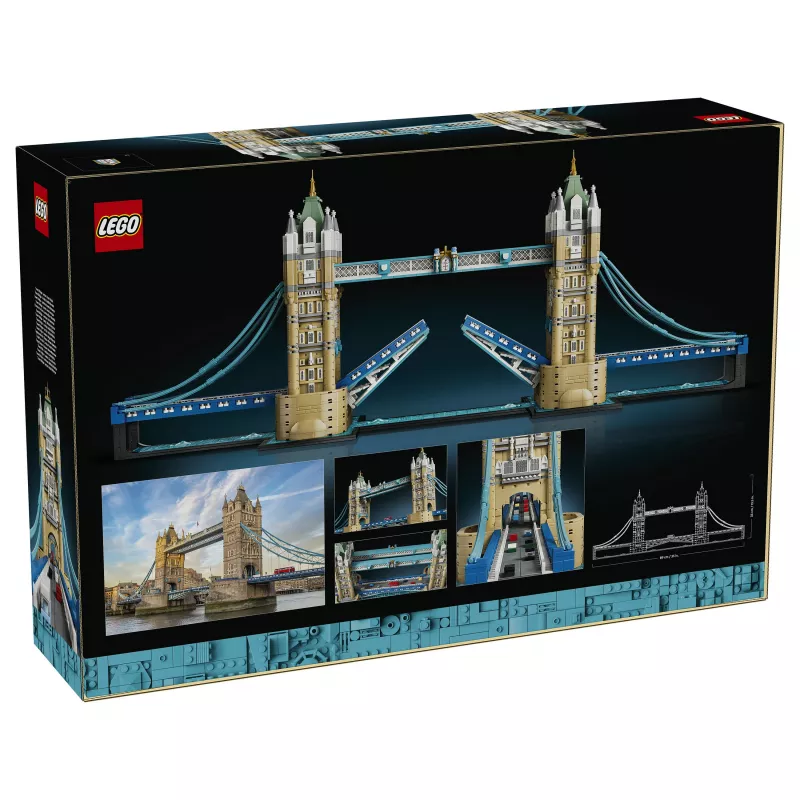 LEGO Architecture 21067 Tower Bridge ehituskomplekt (1176 tükki) - ikooniline Londoni maamärgi mudel