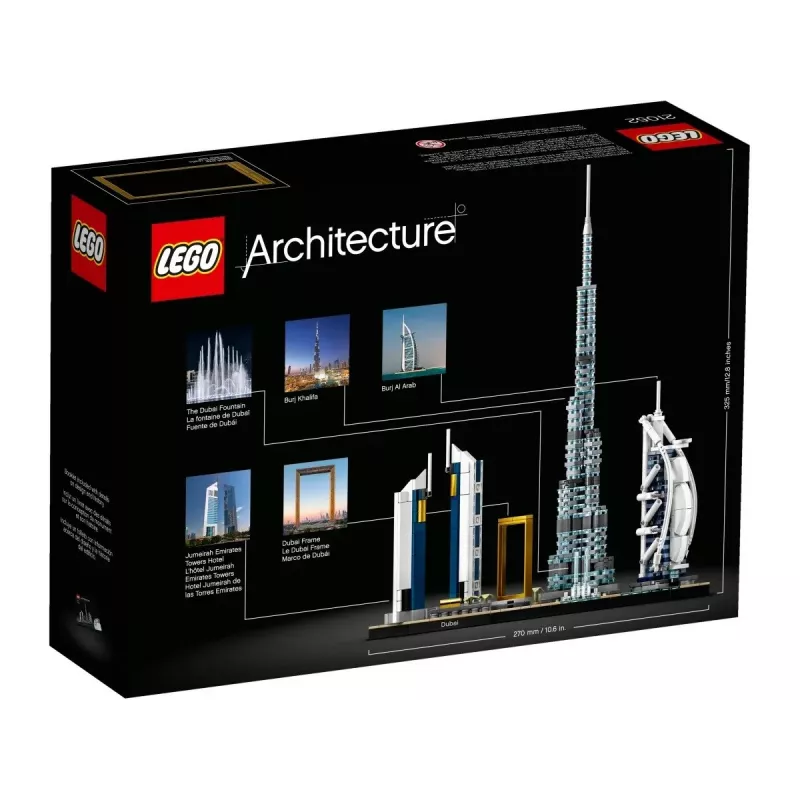 LEGO Architecture Dubai Skyline kollektsioon 21052 ehituskomplekt