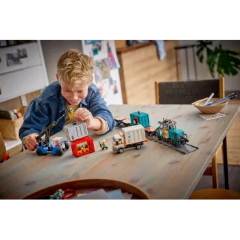 LEGO City 60509 Sadama kaubarong kraana ja veokiga