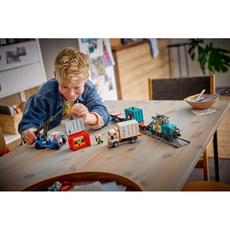 LEGO City 60509 Sadama kaubarong kraana ja veokiga