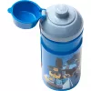 LEGO City Joogipudel 390 ml Sinine Pehme Silikoonotsaku ja Pool-läbipaistva Korgiga, PP/Silikoon, 1 Tükk (40561735)