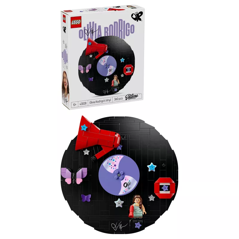 LEGO DOTS 43028 Olivia Rodrigo's Vinyl Record - Creative Craft Kit