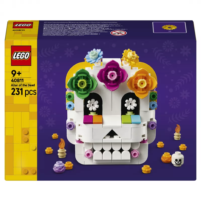LEGO Iconic 40811 Surnute altar – 170 tükki, 2 minifiguuri, Surnute päeva kaunistus, kogutav ehituskomplekt