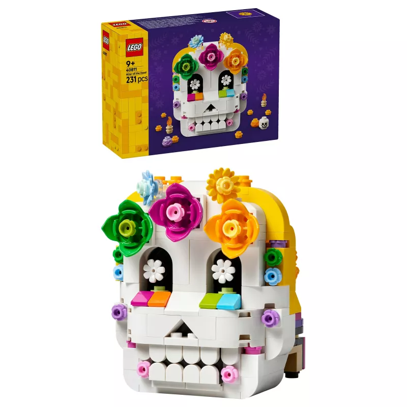 LEGO Iconic 40811 Surnute altar – 170 tükki, 2 minifiguuri, Surnute päeva kaunistus, kogutav ehituskomplekt