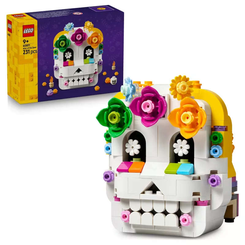 LEGO Iconic 40811 Surnute altar – 170 tükki, 2 minifiguuri, Surnute päeva kaunistus, kogutav ehituskomplekt